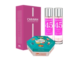 Conjunto De 2 Fragrâncias Nº45 Caixa De Presente Caixa De Chá Joyfull Caravan