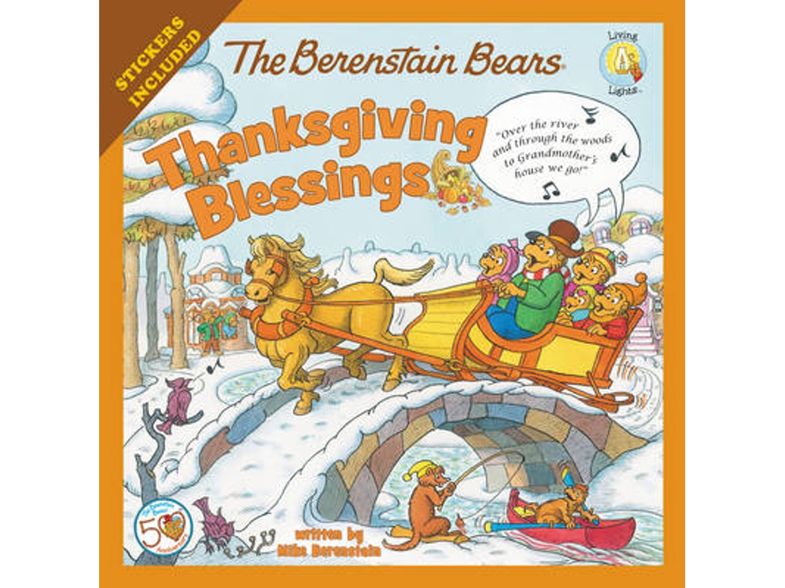 Livro The Berenstain Bears Thanksgiving Blessings de Mike Berenstain (Inglês)