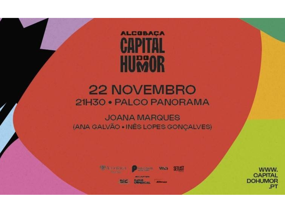 Bilhete CAPITAL DO HUMOR - JOANA MARQUES