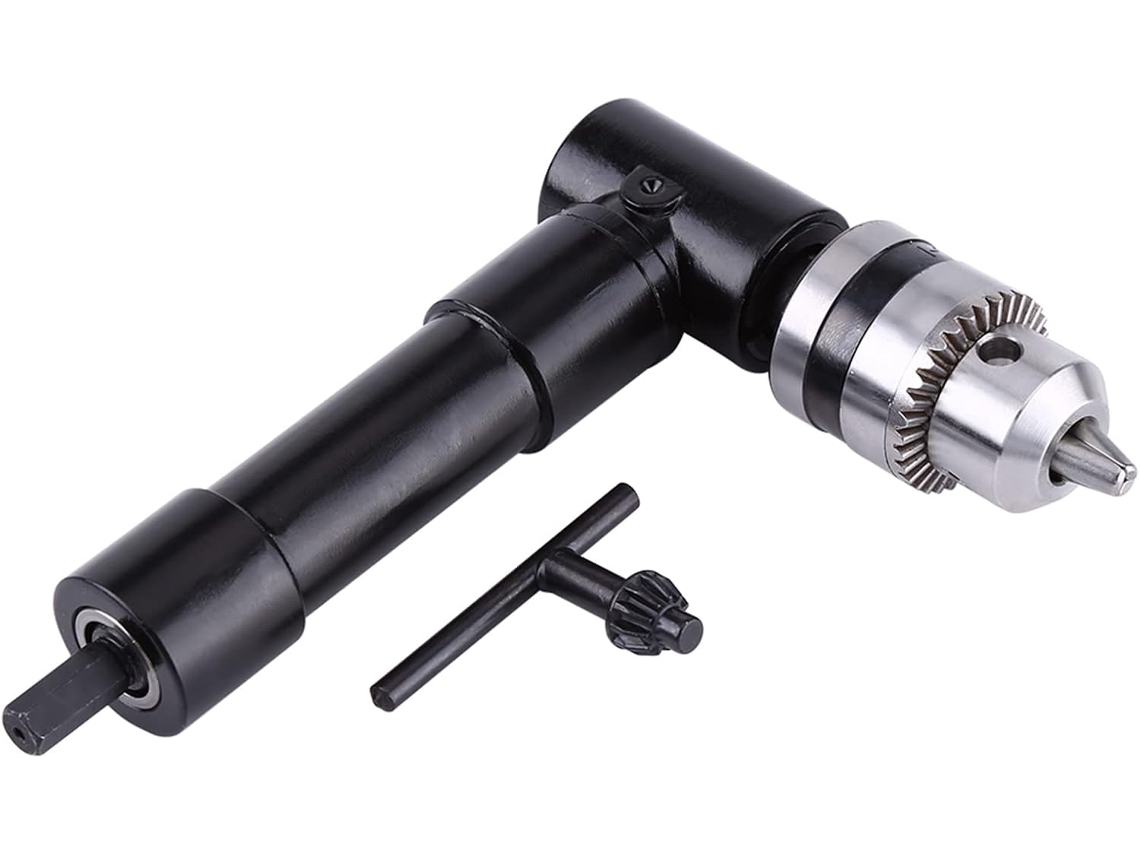 Adaptador De Furadeira Ângulo Reto, 90 Graus, Com Haste Hexagonal 8
