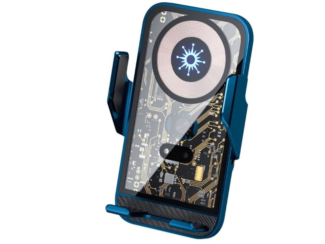 Suporte Carro Sem Punk Fixação Rápida Ushion Azul