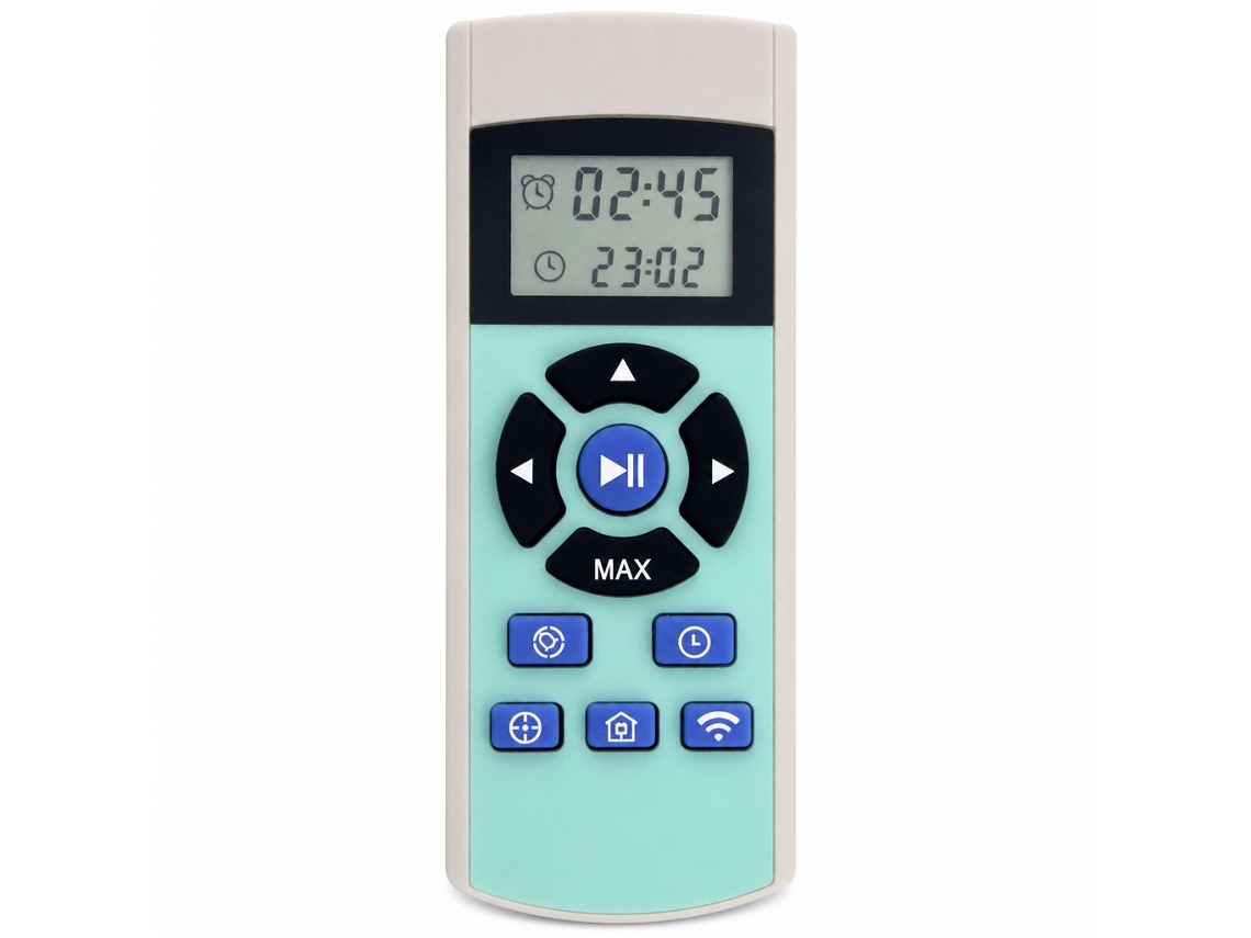 Comando À Distância Com Lcd Compatível Com Robôs Aspiradores Ecovacs Rc2001_dae