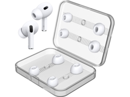 Aplicável a Pontas Auriculares para Airpods Pro 2 2ª Geração Pontas para Fones de Ouvido de Silicone com Caixa de Armazenamento Portátil SIURN