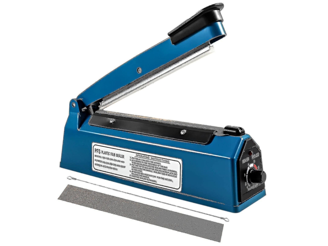 rm Seladora Térmica De 200 Mm Para Sacos Plásticos, Seladora Por Impulso, A Vácuo Azul Para Alimentos, Máquina De Embalagem De Sacos (fmy)
