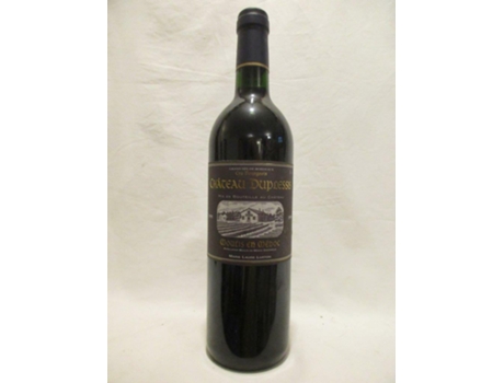 Vinho Tinto CHÂTEAU DUPLESSIS 1999 (75 cl - 1 unidade)