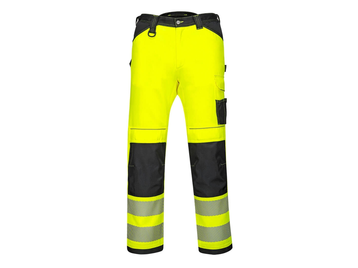 Calças Elásticas E Leves Pw3 De Alta Visibilidade Laranja Preto / 41