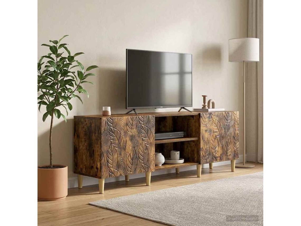 Vidaxl Gabinete Para Tv 150 X 31 X 50 Cm Carvalho Fumado
