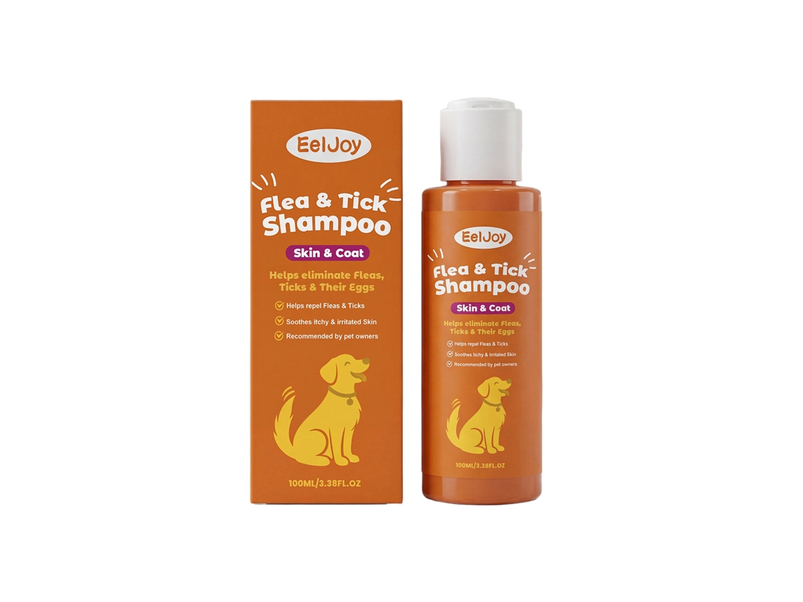 Shampoo Eeljoy Anti pulgas Carrapatos Limpeza Suave