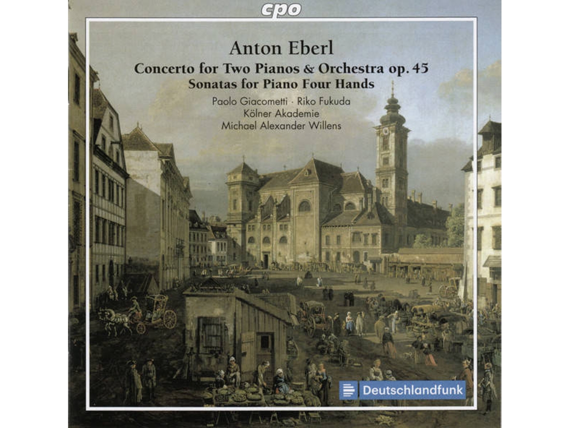 CD Concerto For Two Pianos & Orchestra 45-Eberl / Giacometti / Fukuda
