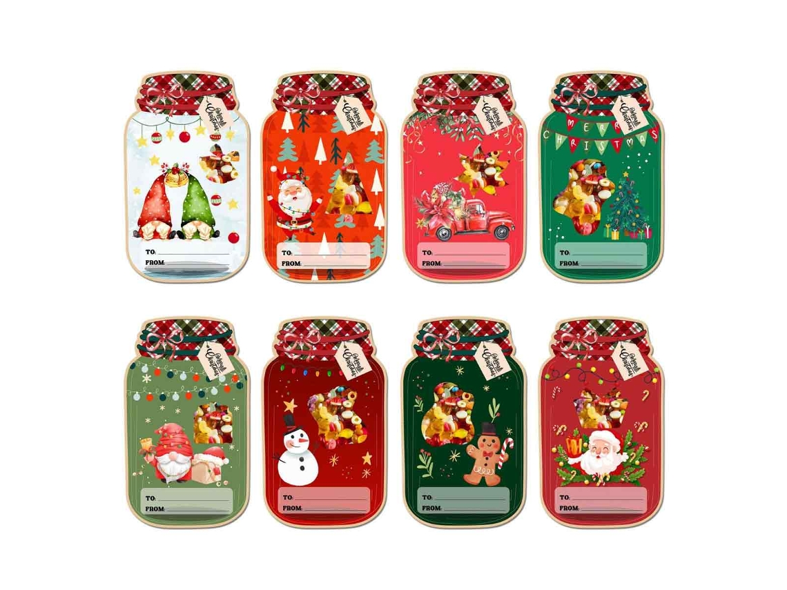 Lembranças de Natal para Crianças Jarros de Papel para Diy RNEMITERY