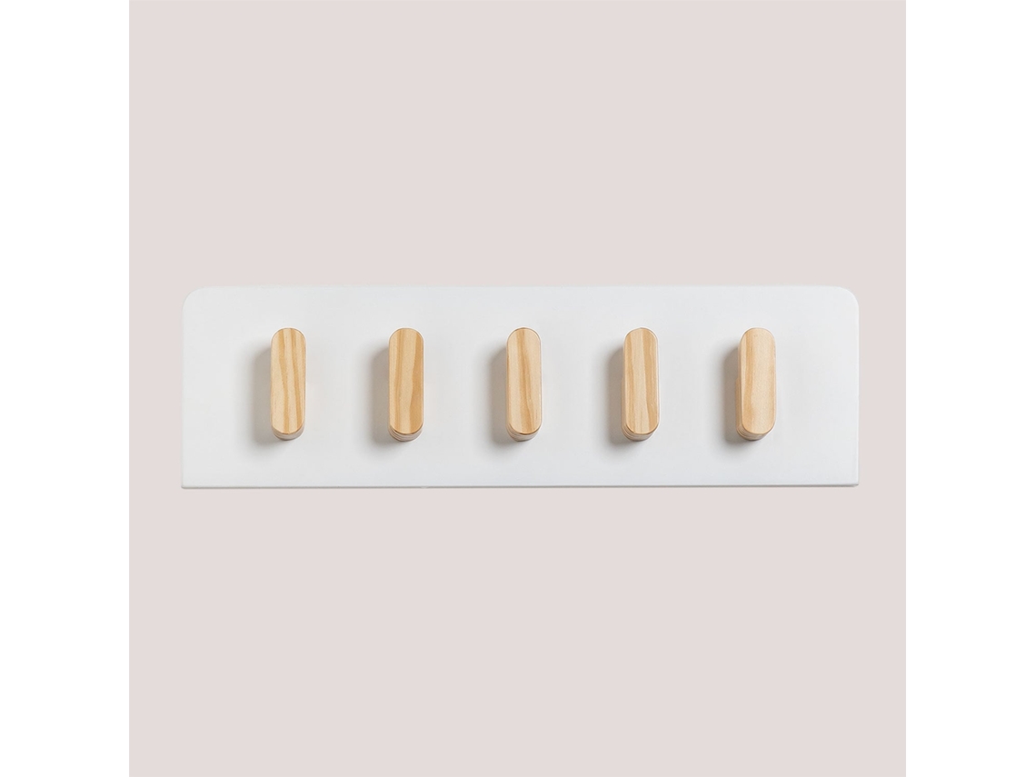 Cabide SKLUM (15 x 50 x 5 cm - Mdf - Branco)