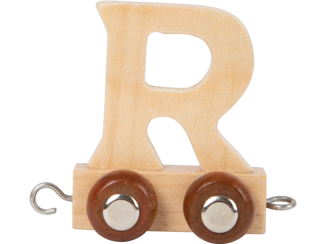 Conjunto De Trem De Madeira Com A Letra R Da Small Foot Letras De Trem De Brinquedo De Madeira