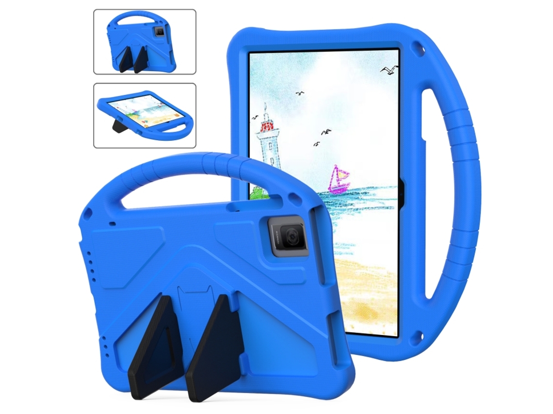 Capa Eva Anti‑choque Halinuia Com Suporte, Cor Azul Para Tcl Tab 10 Gen2 10.36 2023