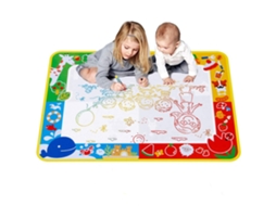 Desenvolvimento Da Criatividade, Brinquedos Educativos Para Crianças, Tapete Reutilizável Para Rabiscar Com Água, Portátil, Canetas Mágicas Para Color