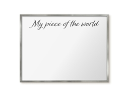 Magnetic Wall Board My Piece Of The World For The Office Espelharte (80x60 Cm)