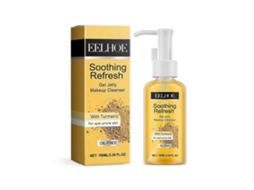 Gel De Limpeza Facial De Cúrcuma Eelhoe, Removedor De Maquiagem, Limpeza Suave, Hidratante E Refrescante.