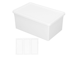 Caixa De Armazenamento De Plástico Para Escritório, Multifuncional, Resistente A Poeira, Selada, Com Tampa, Para Casa E Escritório.
