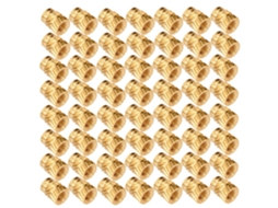Porcas De Moldagem Por Injeção Com Inserto Cobre Banhado A Ouro 100