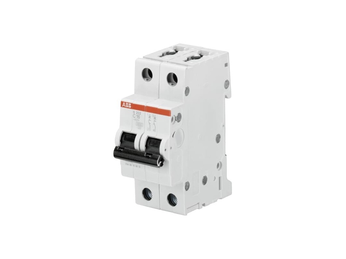 ABB Magnetotérmico S202 16A 2P 10Ka 2Cds252001R0164