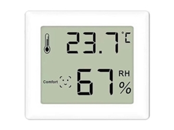 Termômetro E Higrômetro Digital Lcd Eletrônico Para Ambientes Internos Com Sensor De Temperatura E Umidade