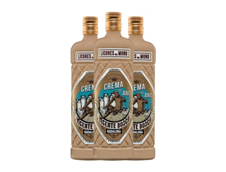 Licor Creme ANÍS DEL MONO (0.7 L - 3 Unidades)