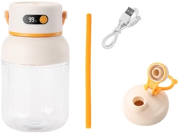 Liquidificador Portátil Recarregável Semi Fio de 800 1000 1200ml, Potente, para Sucos, Smoothies e Outros Alimentos