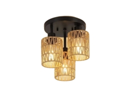 Luminária Pendente, Design Artesanal, Eficiente Em Energia, 3-chama, Sem Lâmpada