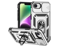 Capa Para Iphone 16e - Suporte Deslizante Para Câmera