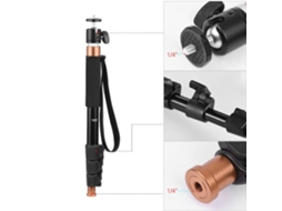 2026 monopod Extensible Ligero para Cámara Y Micrófono, Palo Telescópico de Aluminio, Accesorio de Video
