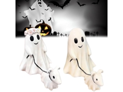 Lurelia Cachorro Fantasma Halloween Fofo Para Varanda, Casa E Festa