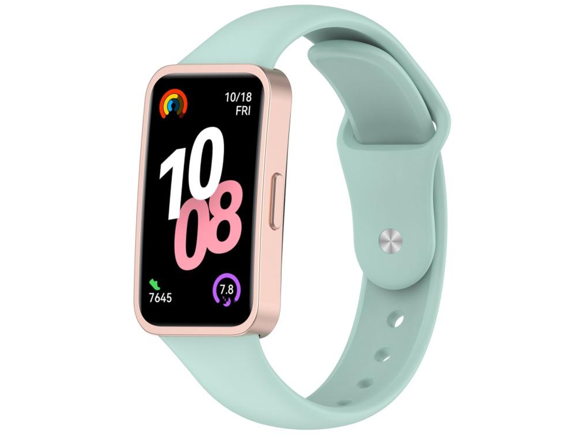 Bracelete para Huawei Band 10 / 9 / 8 Silicone Fivela Reversa Azul Fosco XIAOMOYU