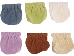 Bolsa de Veludo Cotelê para Guardar Elásticos de Cabelo, Organizador Leve para Maquiagem e Joias. SFUSHOS