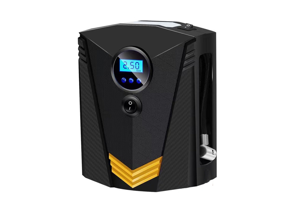 Compressor De Ar 150psi 12v Com Manómetro Digital Para Carro Mota Bicicleta E Caiaque