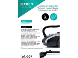 Sacos de Aspirador BECKEN REFª667 (5 unidades)