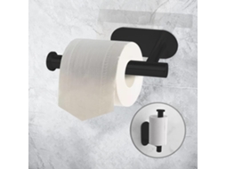 Suporte De Papel Higiénico Adesivo Em Aço Inoxidável Sem Furos