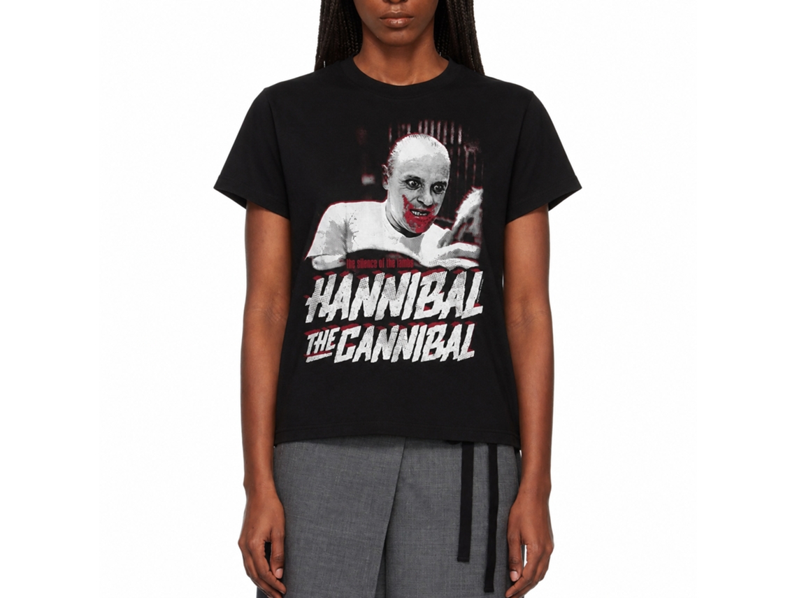 Rockinstone Silence Of The Lambs Movie The Cannibal Black Adult T-shirt Size:xxl