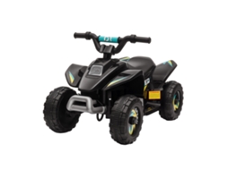 Quad Elétrico Infantil 6v Frente Trás Para Crianças Preto