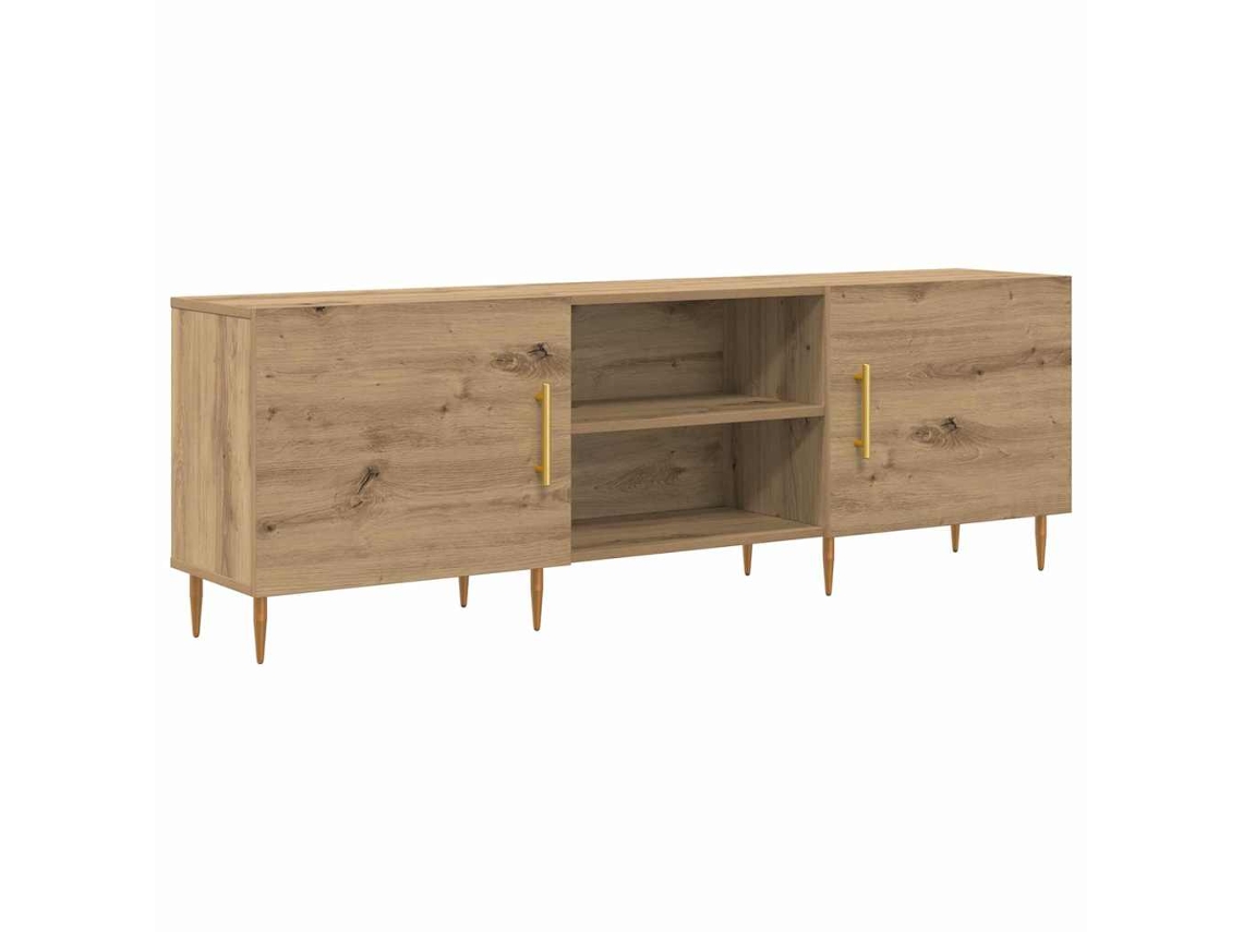 Conjunto 1 Gabinete Para Tv Vidaxl Castanho Derivados De Madeira (150 X 30 X 50 Cm)