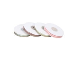 4pcs Fita De Cetim Transparente De 9mm Com Chiffon Poliéster Para Embrulho De Presentes E Decoração