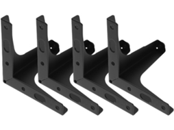 Conjunto De 4 Pés Metal Triangulares Para Móveis, Sofás, Cômodas, Mesas, Cadeiras E Poltronas
