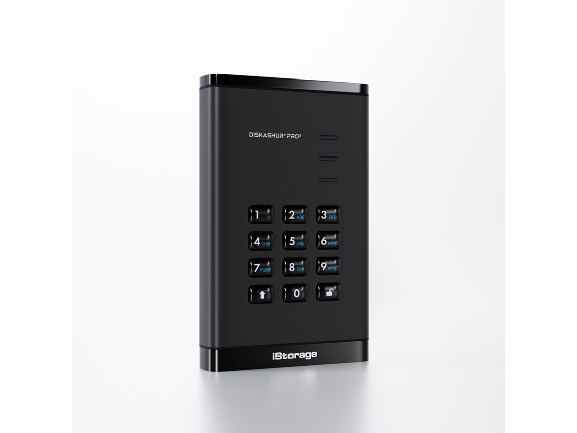 Diskashur Pro3 Hdd Disco Externo 1 Tb Usb Type C 3.2 Gen 1 Preto Istorage (3.1 Gen 1)