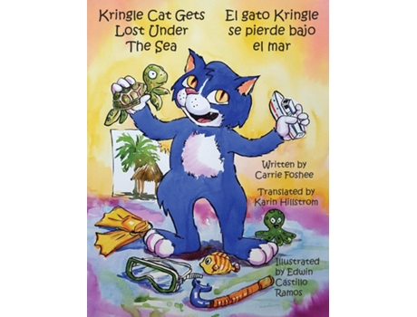 Livro Kringle Cat Gets Lost Under The Sea De Carrie Foshee (inglês)