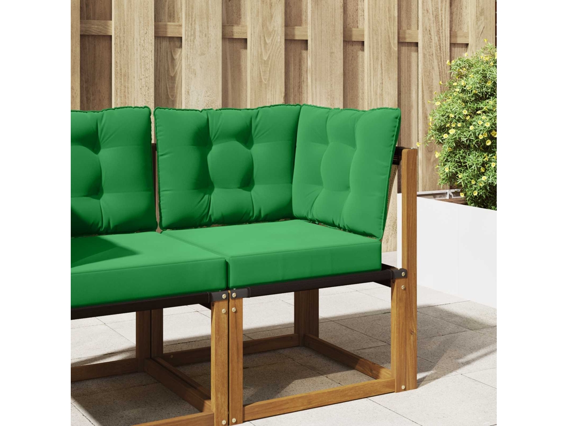 Vidaxl Almofada Para Sofá Externo Poliéster Verde 50,5 X 50,5 Cm