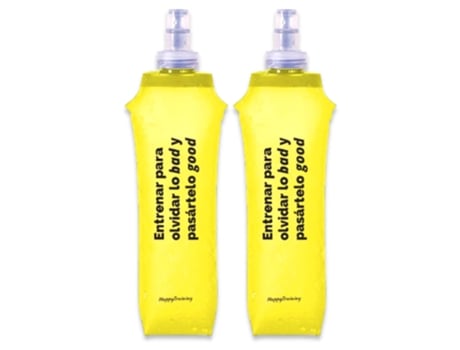 Conjunto de 2 garrafas de água HAPPY TRAINING Soft