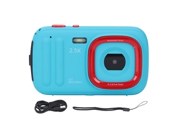 Câmara Digital 72mp 2.5k Zoom 16x Estabilização Autofoco Tela Ips 2.4" Compacta Para Vlog Viagens Azul