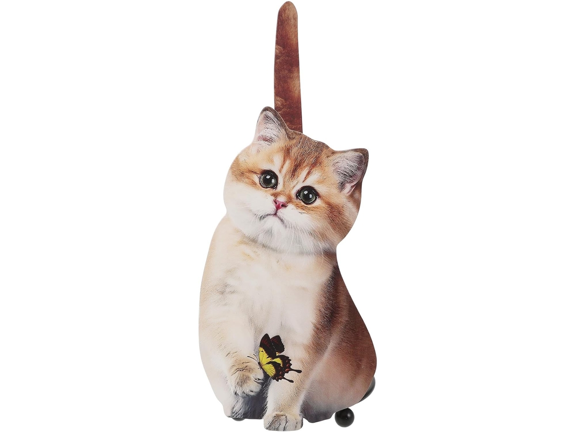 Suporte Para Papel Higiênico Kichvoe Em Formato De Gato Porta Fofo, Ideal Para Cozinha E Banheiro