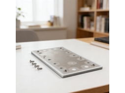 Disco De Lixa Quadrado 225 X 115 Mm Com 10 E 6 Furos Para Extração