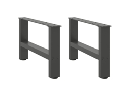 Coffee Table Leg, Coffee Table Legs Vidaxl Antracite Aço (50 X (30-31) Cm)