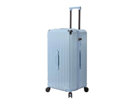 Mala De Viagem / Trolley Médio 63cm 5 Rodas Bz5790 Azul Benzi