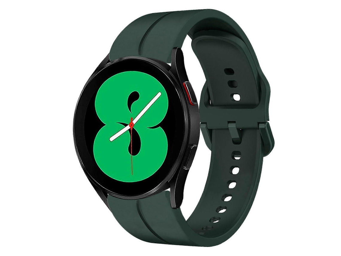Pulseira De Silicone Com Laço De 20 Mm Para Samsung Galaxy Watch4
